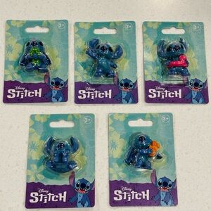 Stitch Micro Collection Figure - New Set Of 5 rare